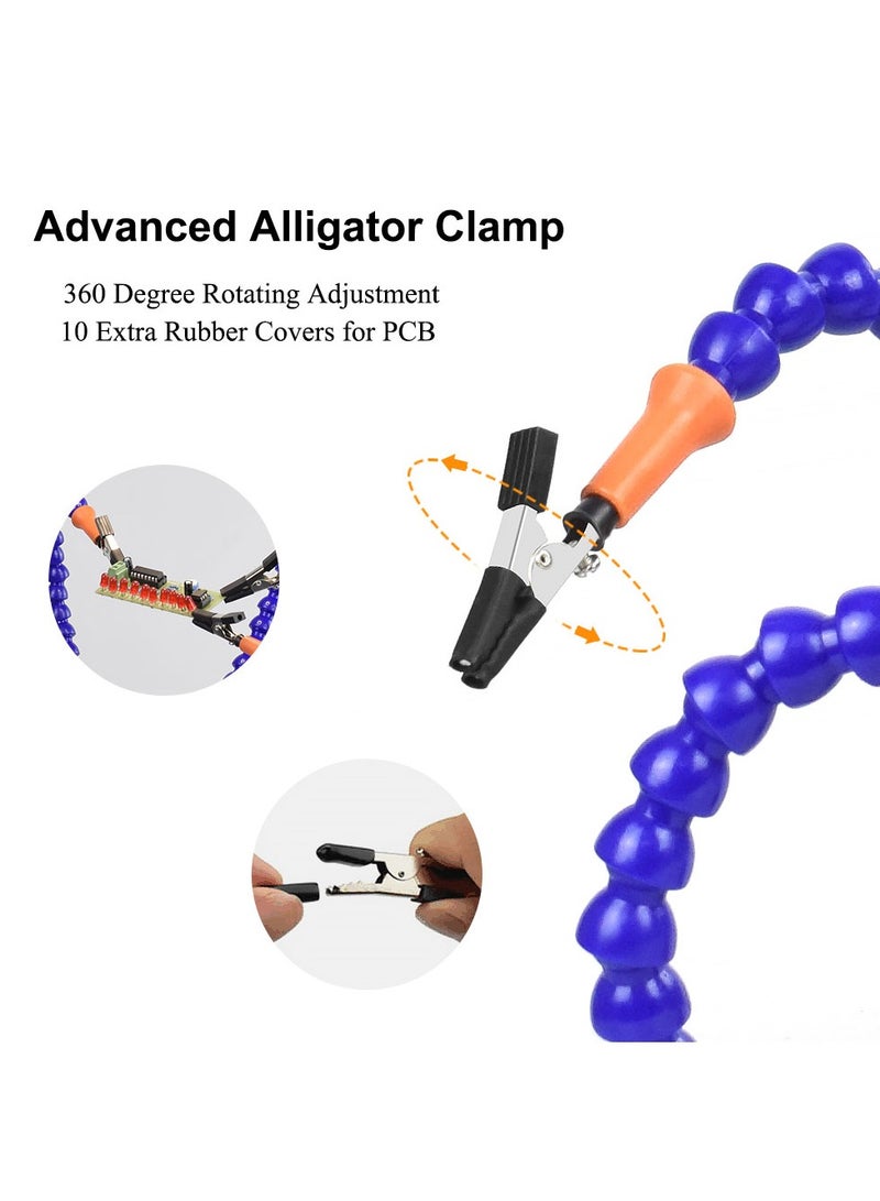 Table Clamp Soldering Iron Holder PCB Fixture Helping Hands Soldering Station Welding Repair Tools Bench Vise