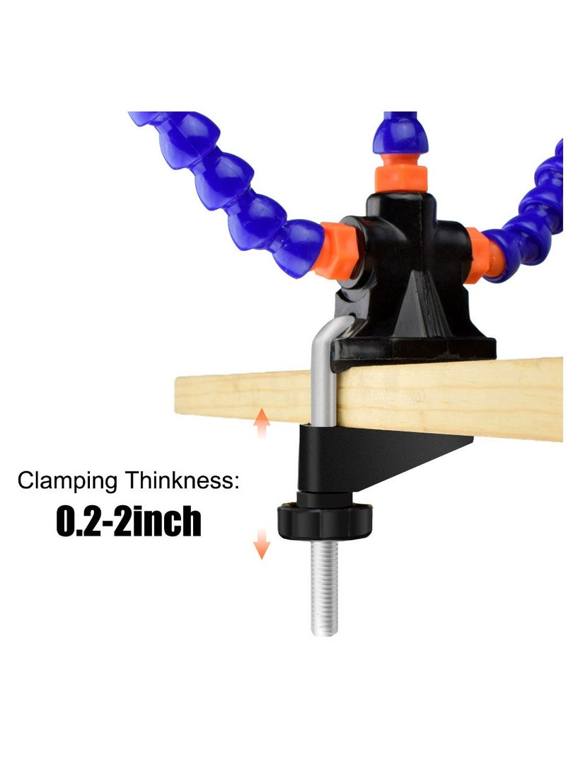 Table Clamp Soldering Iron Holder PCB Fixture Helping Hands Soldering Station Welding Repair Tools Bench Vise