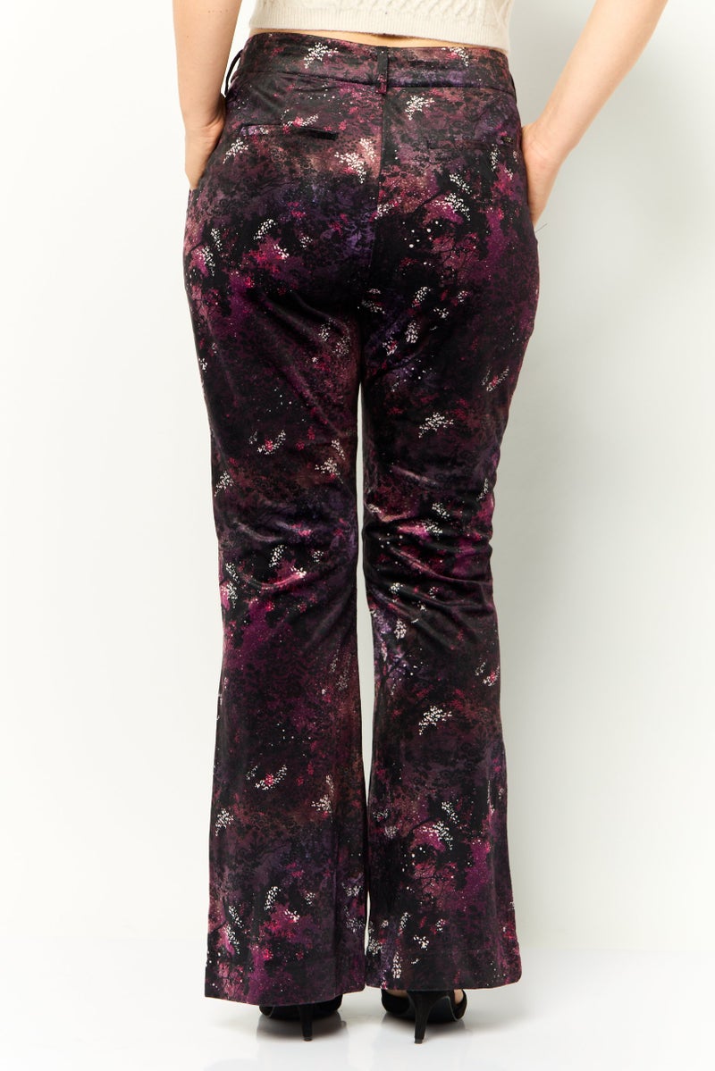 Scotch & Soda سروال نسائي بقصة عادية مع طباعة شاملة، متعدد الألوان - Image 4