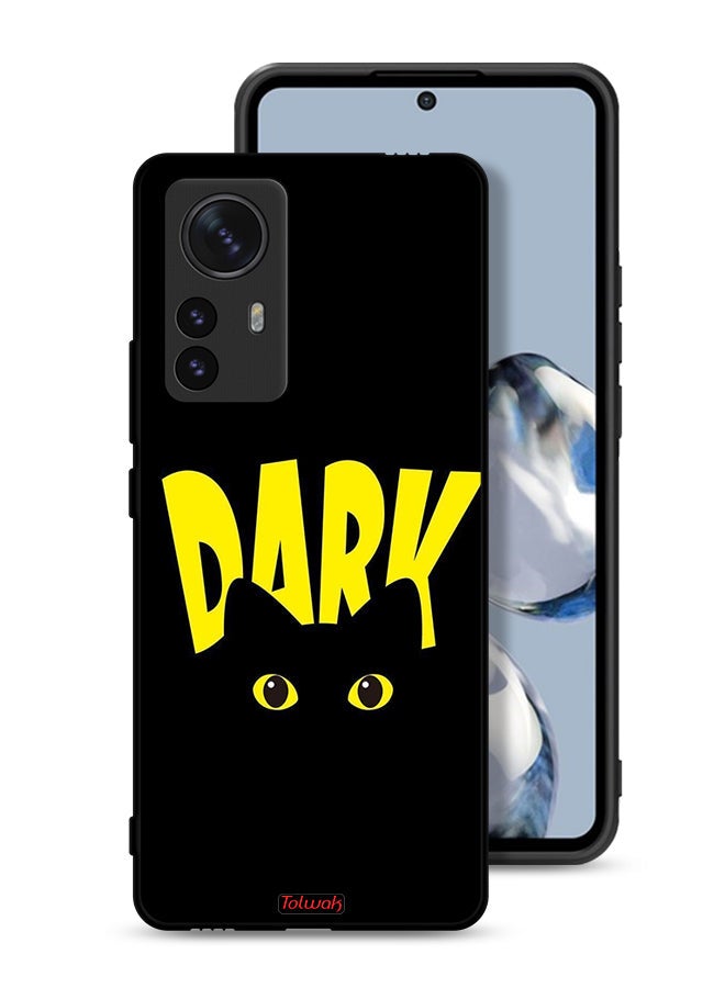 Tolwak Xiaomi 12S Pro Protective Case Cover Dark Cat - Image 1