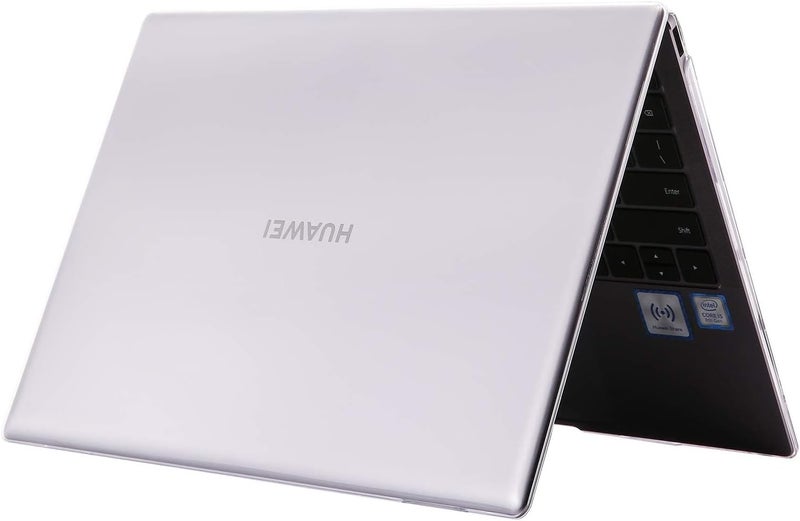eWINNER Hard Shell Case Protective Snap On Cover Compatible with Huawei MateBook Plastic Hard Shell Laptop Case Cover (Crystal Clear, for MateBook 14S (2021/2022/2023)) - Image 3