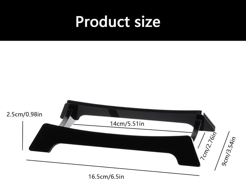 Black Acrylic Desktop Stand Dock For 5 6 Portable Speakers Enhanced Sound - Image 4