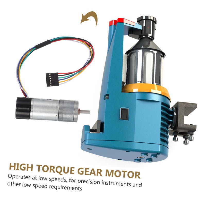 12V High Torque DC Gear Motor Reversible for Electric Fans Robotics Speed Reduction - Image 4