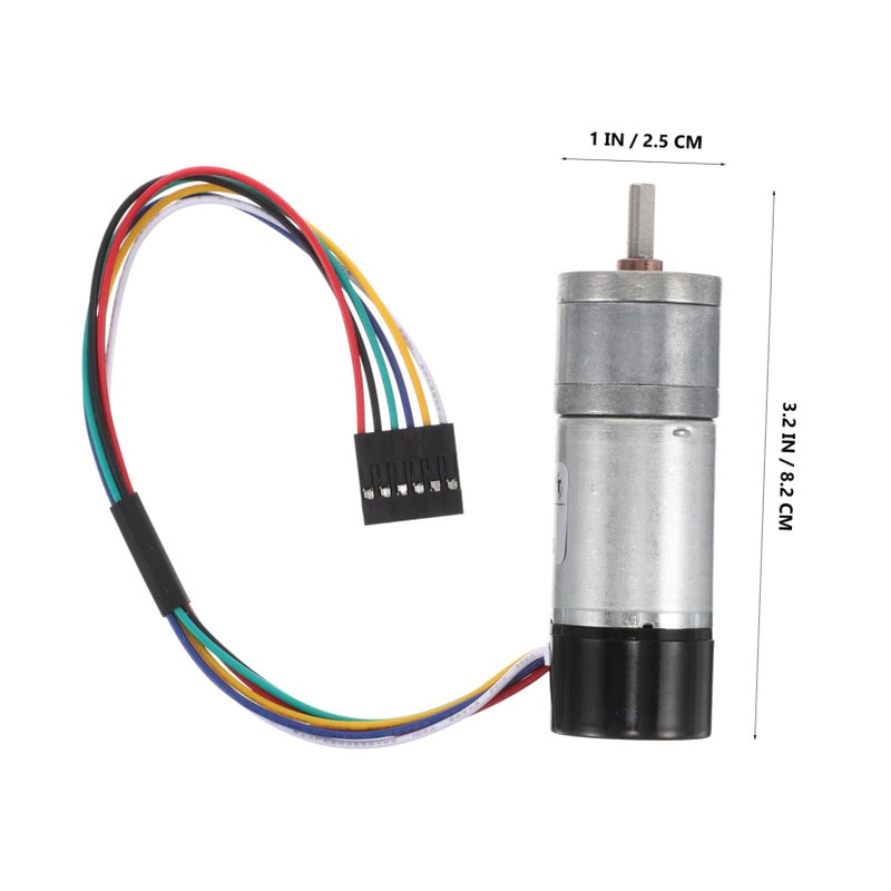 12V High Torque DC Gear Motor Reversible for Electric Fans Robotics Speed Reduction - Image 3