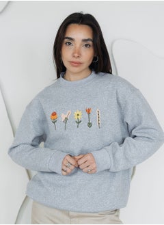 Flowers Sweater ultra-comfy Relaxed fit - pzsku/Z213AD3ED68D95E487A87Z/45/_/1740308802/0d0c15ed-9271-4897-aae4-d67809322b4a