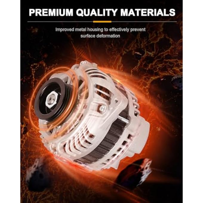 ROADFAR Alternator Compatible for INFINITI for FX35 2003-2008,for INFINITI for G35 2003-2006,for Nissan for 350Z 2003-2006,for Nissan for Pathfinder 2004, Replace 11052 - Image 2