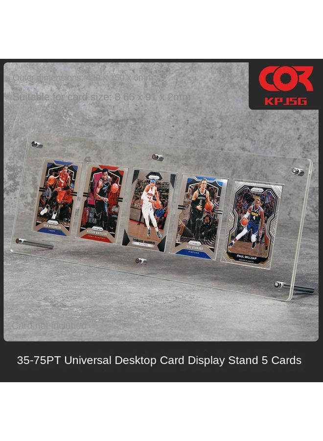 Bluejw Star Card 8 Mounted Frame Card Set 6 Collection Desktop Display Rack Transparent Protective Box Shell 9 - Image 1