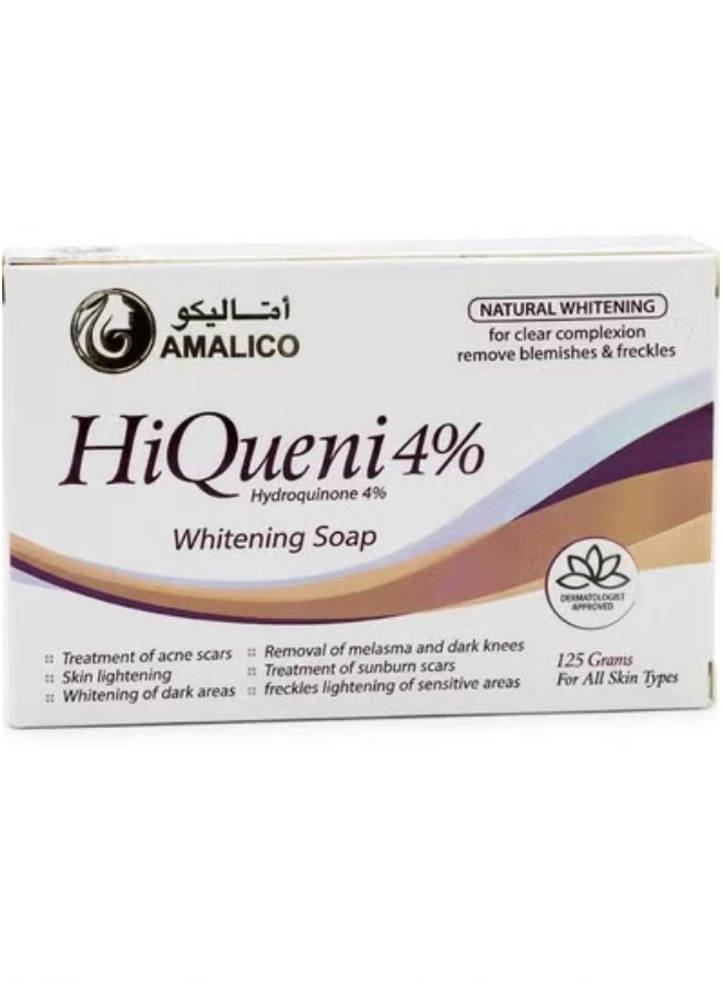 HiQueni 4% Hydroquinone 4% Whitening Soap 100g