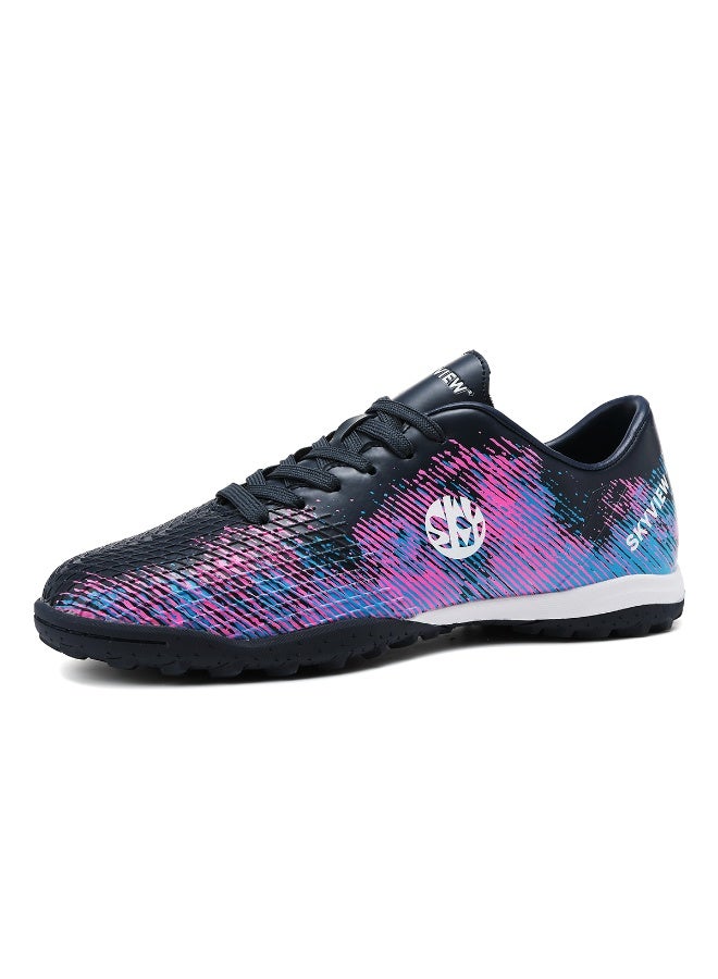 Sky View Kids Soccer Shoes Cleats Boys/Girls IC/IN sole Firm Artificial Ground Trainning Athletic football sneakers for Indoor Outdoor little kid big kid - Image 1