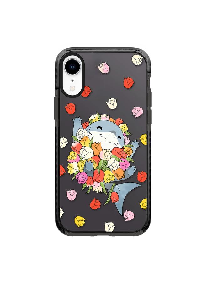 S-TOP Case For iPhone XR Simple Illustration Pattern Full Coverage Phone Case - Image 1