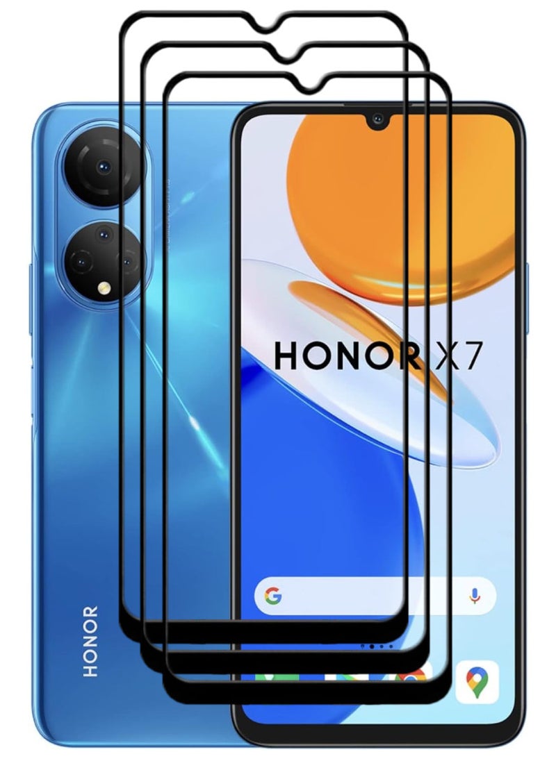 ACLIX 3 Pieces Antistatic ESD Dustproof Premium Quality High Definition Tempered Glass Screen Protector Designed For Honor X7 - Image 1