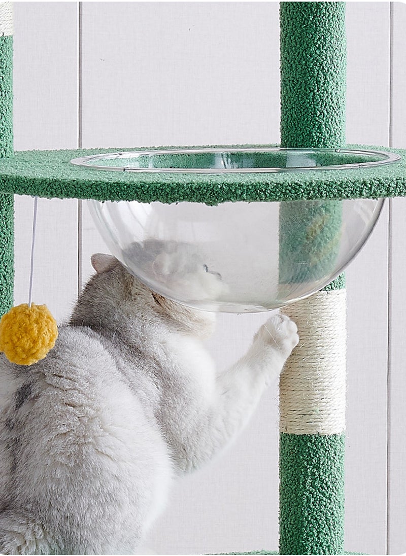 Cactus Multifunctional Cat Climbing Frame Large Cat Nest Four Seasons Universal Cat Tree Oversized Capsule Cat Scratching Board Cat Villa Cat Toys