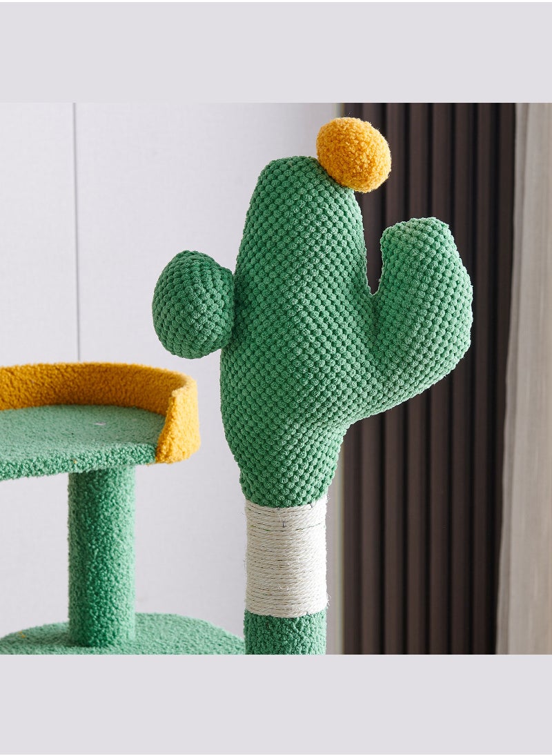 Cactus Multifunctional Cat Climbing Frame Large Cat Nest Four Seasons Universal Cat Tree Oversized Capsule Cat Scratching Board Cat Villa Cat Toys