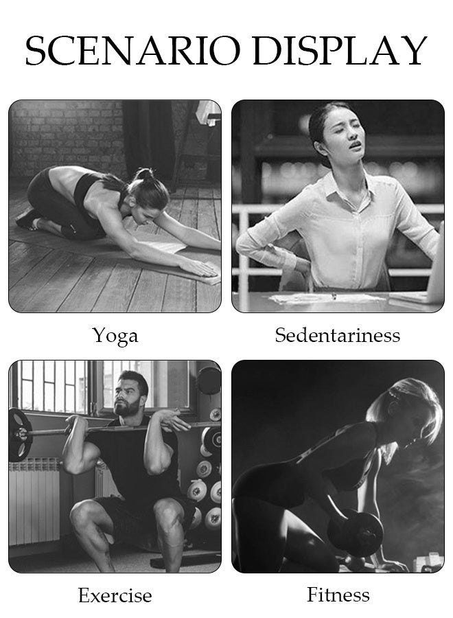 DUNISO Yoga Strap with Loops, Yoga Stretching Strap for Home Workout, Exercise, Pilates and Gymnastics Non-Elastic Stretch Strap Stretch Band Belt for Women & Men - Image 3