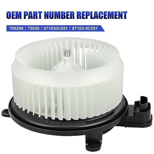 LCWRGS Front AC Blower Motor with Brushless Motor Fits for Toyota Sienna Sequoia 2008 2009 2010 2011 2012 2013 2014 2015 2016 2017 HVAC Heater Blower Motor Fan Replaces# 700298 871030C051 75050 - Image 4