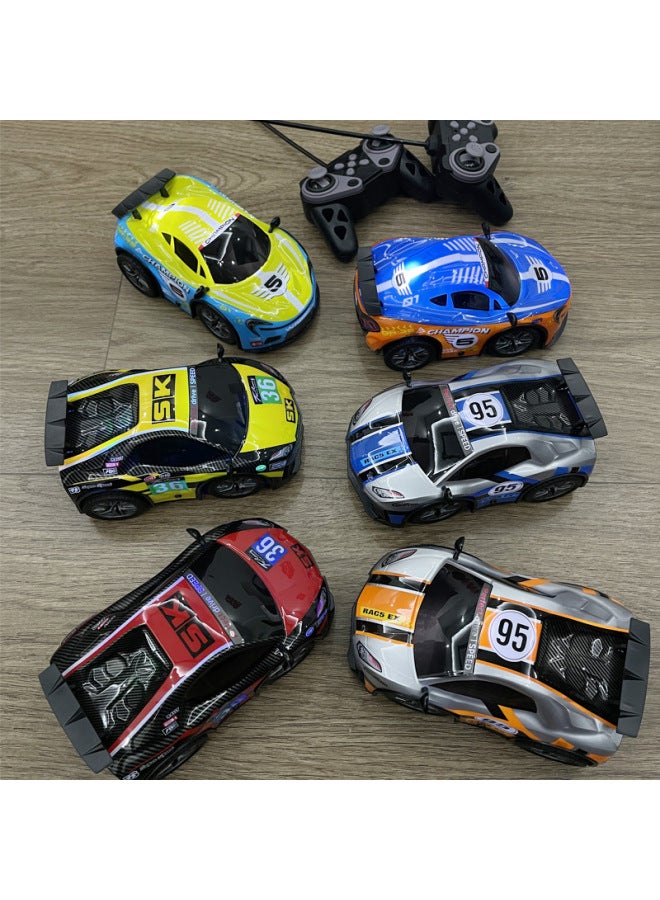 1:24 Simulation Remote Control Racing Electric Boy Toy Double Light Four-way Drift Boy Children's Toys Wholesale-Color:27-band Mini-shaped No. 95 (2 Colors Randomly Distributed)-Scale:1:24 Battery C - Image 3