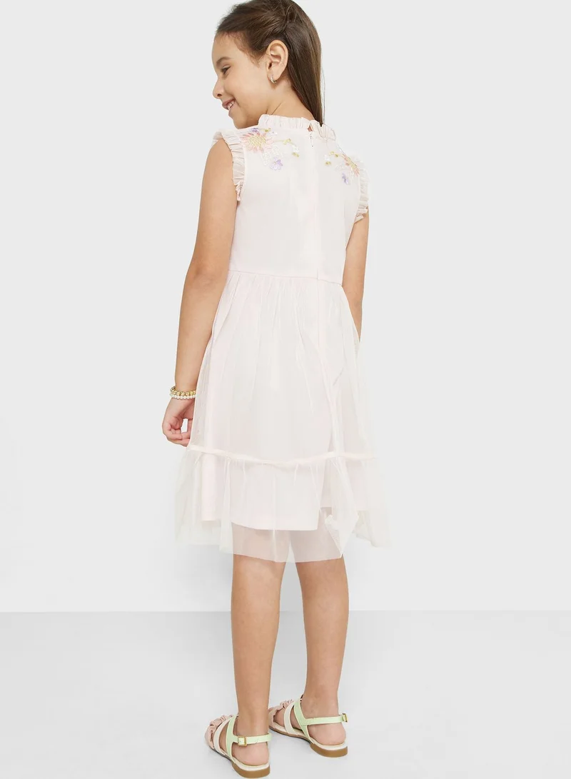 Amelia Rose Kids Embroidered Dress