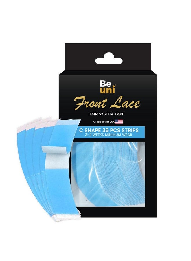 Beuni Hair Extension Tape Transparent Wig Double Sided Adhesive Blue Tapes (36 PCs) - Image 1