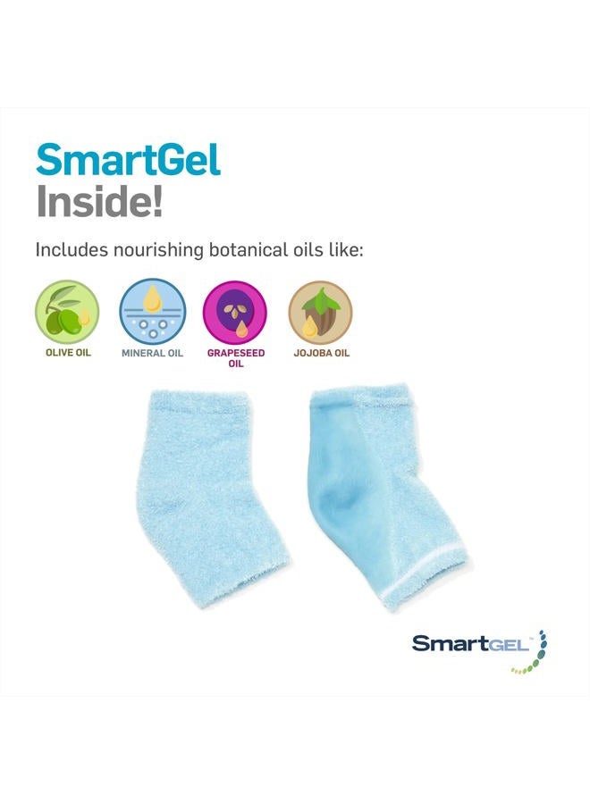 NatraCure Moisturizing Gel Heel Sleeves and Gloves - (for Dry Heels, Cracked Heels, Dry Hands and cuticles, Dry Skin) - Color: Lavender - Image 5