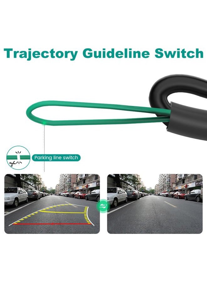 GreenYi Car Backup Camera with Dynamic Trajectory Guide Line, GreenYi HD 960x720 Reverse Rear/Front/Side View Cam, Adjustable Fisheye Lens, Waterproof Night Vision 170 Degree Wide View - Image 5