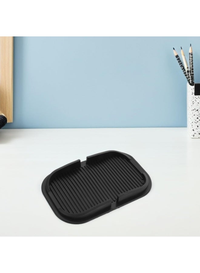 موب سجادة لوحة القيادة المانعة للانزلاق من MOB – وسادة تثبيت للهاتف على لوحة القيادة، سجادة سيليكون غير قابلة للانزلاق مخصصة للوحة القيادة؛ لحمل الهواتف، والمفاتيح، والعملات المعدنية، والملحقات الصغيرة. - Image 5