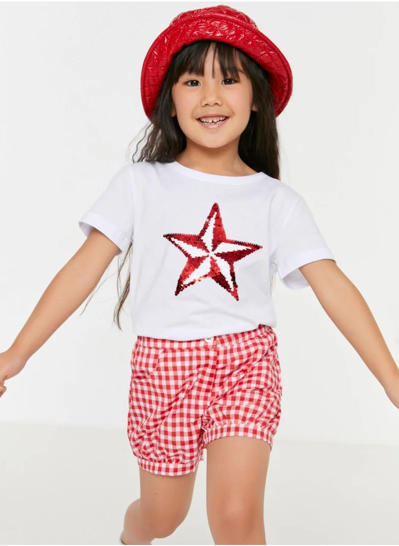 trendyol Kids Checked Shorts