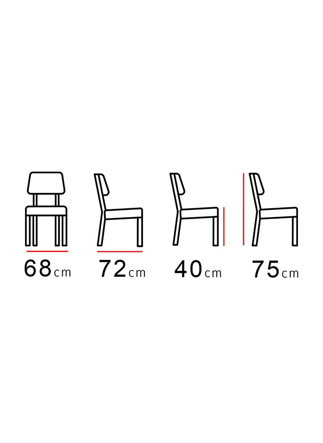 Woodz Gimini Chair Red  - Image 4