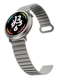 HiFuture HiFuture AURORA Smartwatch, 1.43 Inch Amoled Display, Wireless Calling, Magnetic Strap, Syntra AI, IP68 Waterproof, Heart Rate Monitoring, Sleep Quality Analysis, Sports Mode, Silver  - Image 2