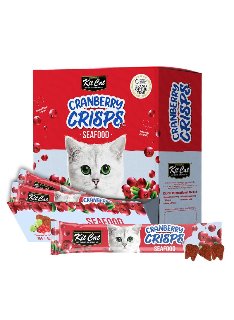 Kit Cat Cranberry Crisps Seafood Box (50 sachets) - Image 1