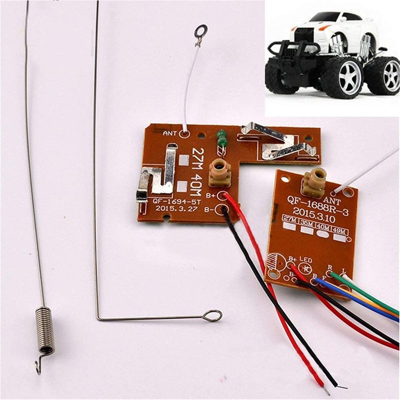 Robodo دائرة PCB لجهاز التحكم عن بعد 4ch 27/40 ميجاهرتز | سيارة روبوت RC DIY - بني - Image 2