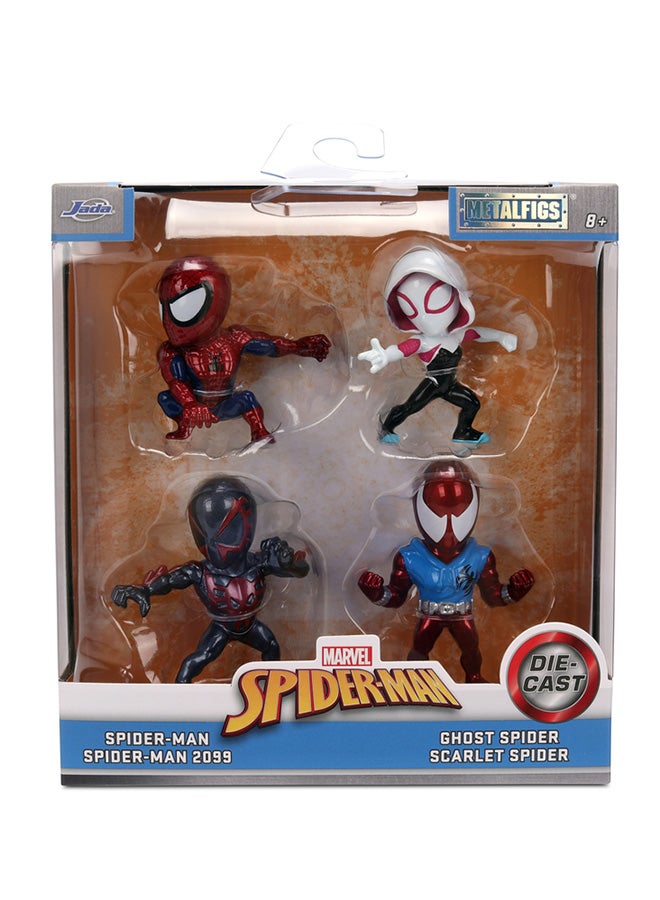 JADA Marvel Spider-Man 4-Pack Figures 2.5" - Image 3