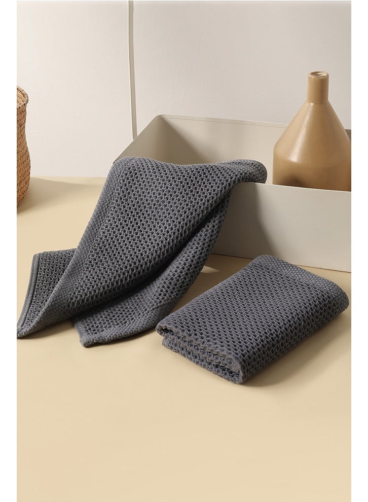 HOMESTAR 100% Cotton Kitchen Dish Cloths, 3 Pack Waffle Weave Kitchen Towels and Dishcloths Sets, Soft and Absorbent Hand Towel Washcloths, Multi Color - Image 5