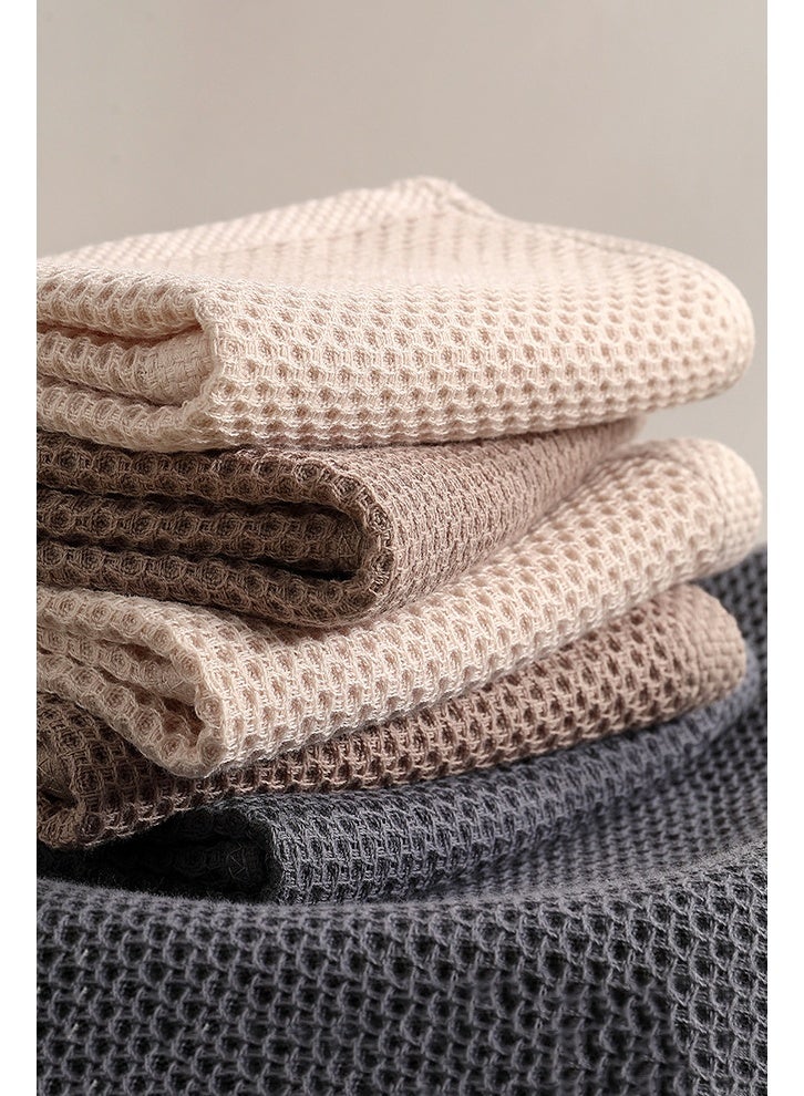 HOMESTAR 100% Cotton Kitchen Dish Cloths, 3 Pack Waffle Weave Kitchen Towels and Dishcloths Sets, Soft and Absorbent Hand Towel Washcloths, Multi Color - Image 2