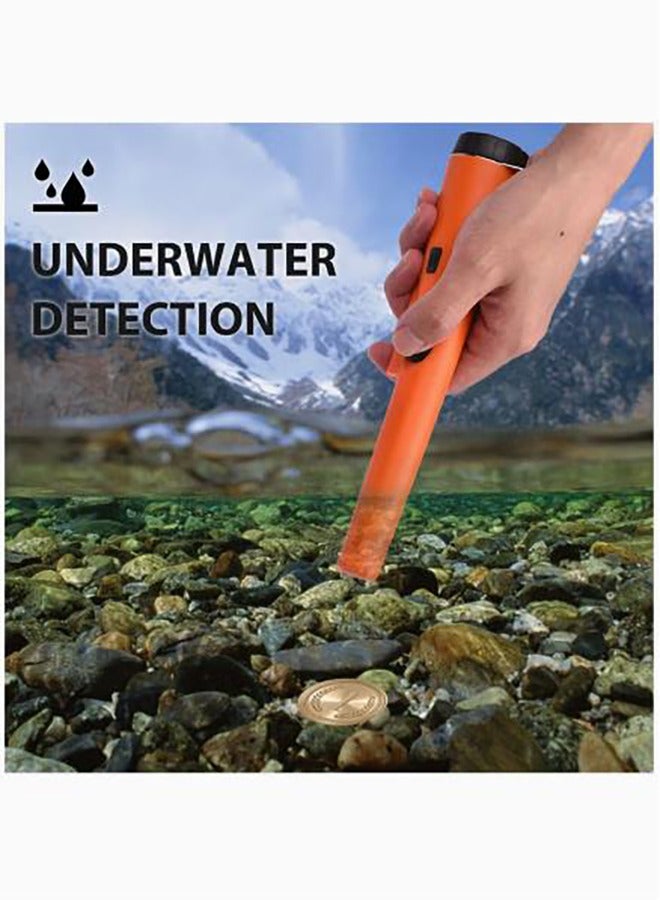 Generic Metal Detector Portable Gold Detector for Adults and Kids Waterproof 360° Scan Metal Detecting Accessories with Buzzer Vibration Treasure Hunting Tool with Holster  - Image 5