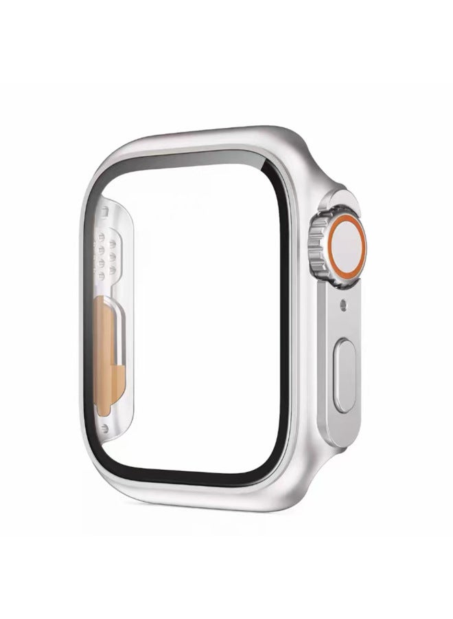 Second Variable Ultra For Iwatch Apple Watch Protective Case S8 Case Film Integrated AppleWatch Tempered Film-Color:Starlight Color-Dimensions:【45mm】change To Ultra In Seconds - Image 1
