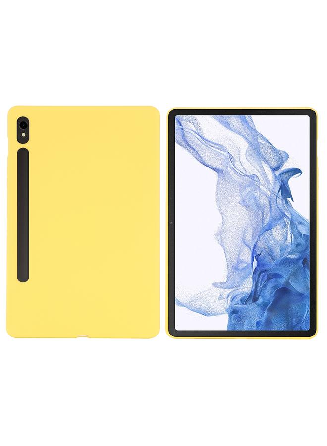 S-TOP Case For Samsung Galaxy Tab S9 FE Pure Color Liquid Silicone Shockproof Tablet Case - Image 2