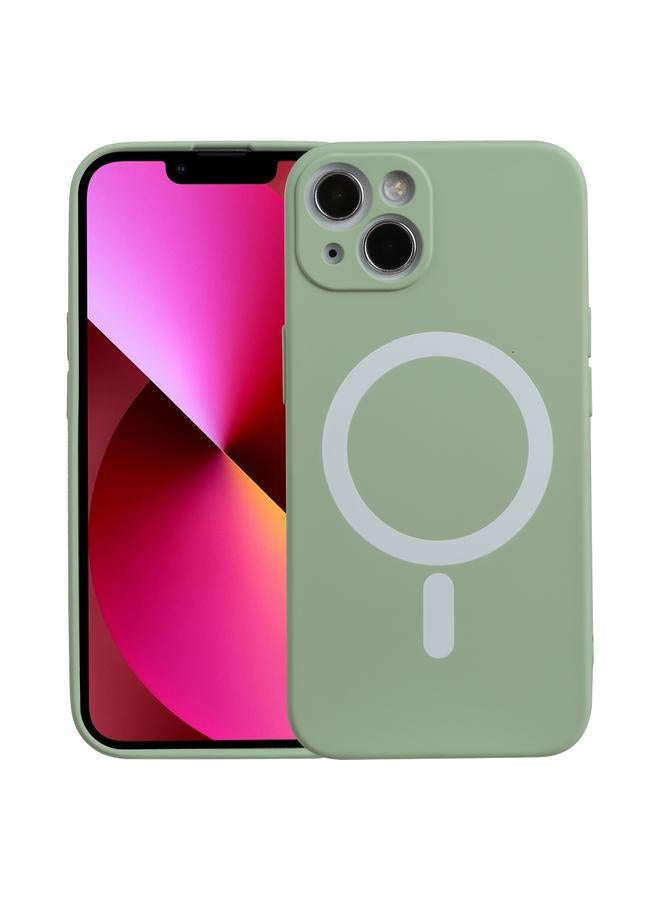 زبون جراب ماج سيف مقاوم للصدمات من السيليكون السائل لهاتف آيفون 13 - Image 1