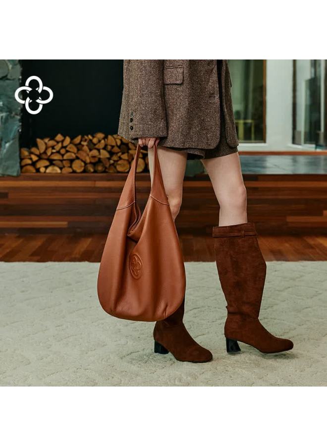 Cassile Genuine Deer Leather Large Capacity Soft Luxury Tote Bag For Women Shoulder Bag Birthday Day Gift - Image 3