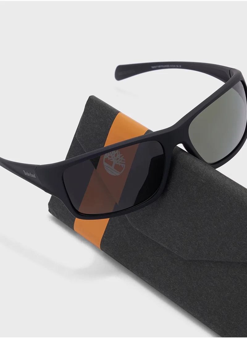 Timberland Uv Protected Wayfarer Polarized  Sunglasses