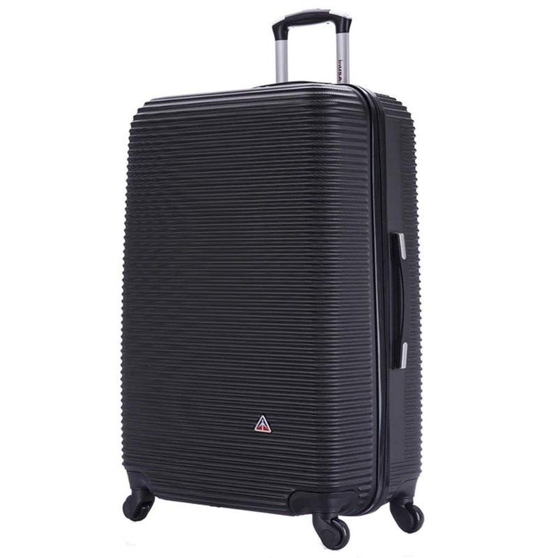 InUSA ROYAL Hardside Spinner Luggage with Ergonomic Handles | Spacious Travel Suitcase with Four Spinner Wheels and Studs | 32 Inch Extra Large Spinner Luggage | Black - Image 1