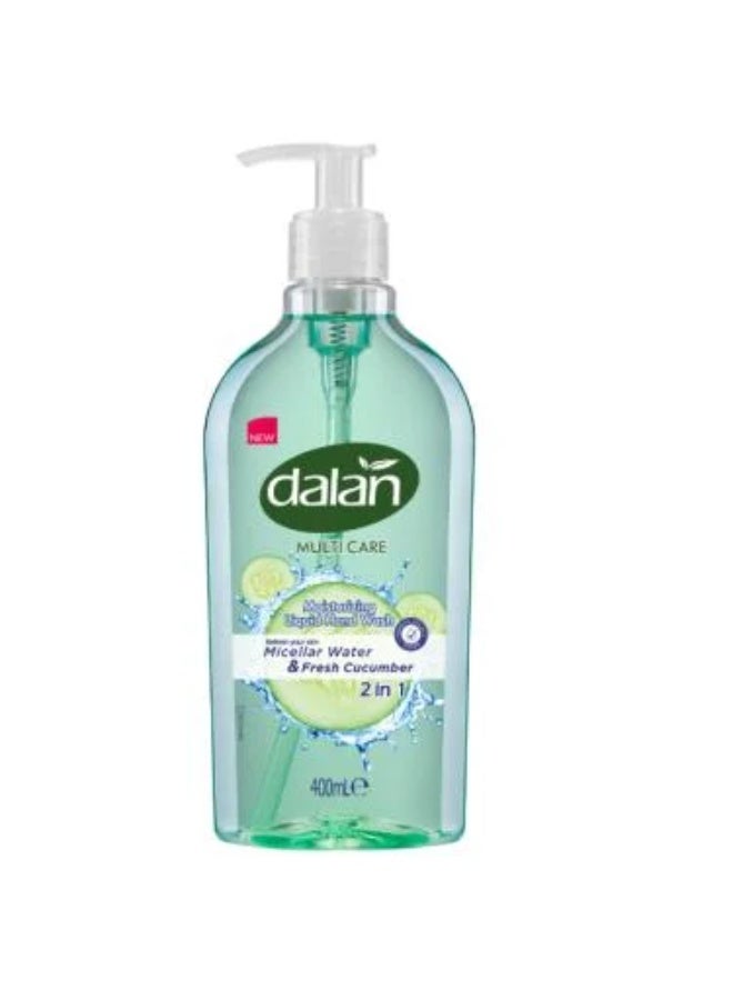2-in-1 Cucumber & Micellar Multi-Care Hand Wash – 400ml