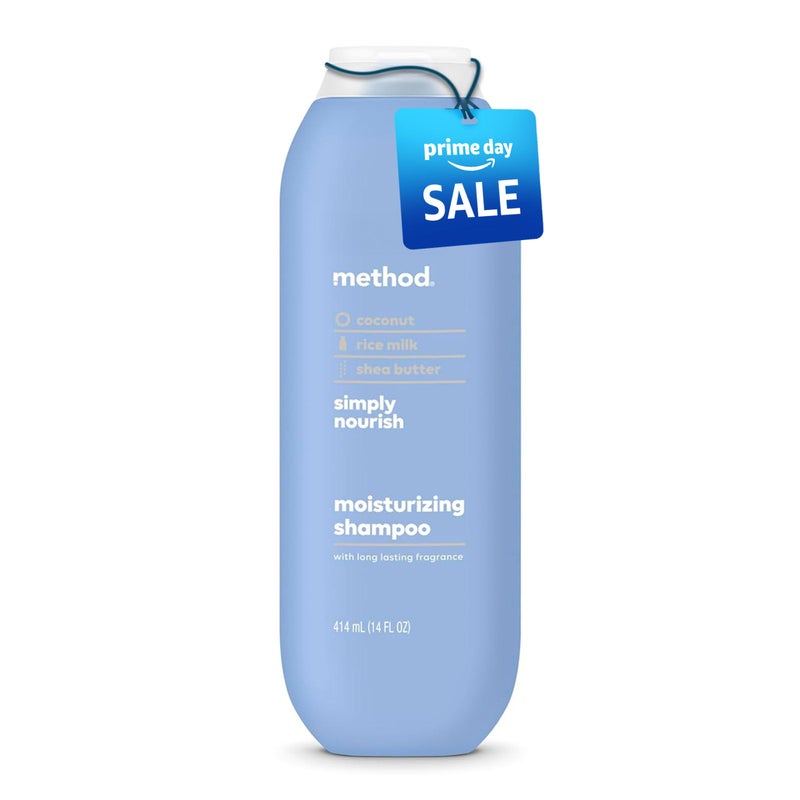 Method Moisturizing Shampoo Simply Nourish with Shea Butter Coconut and Rice Milk Scent Notes Paraben and Sulfate Free 14 oz Pack of 1