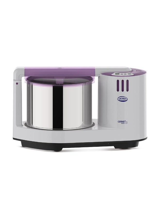 Ultra Grind+ Gold (T) 2 Litre Table Top Wet Grinder - White | Digital Timer - Fast Grinding Conical Stones, 150W Motor & 5 Years Warranty | AISI 304 Food-Grade SS Multi Utility Cylindrical Drum - Image 1