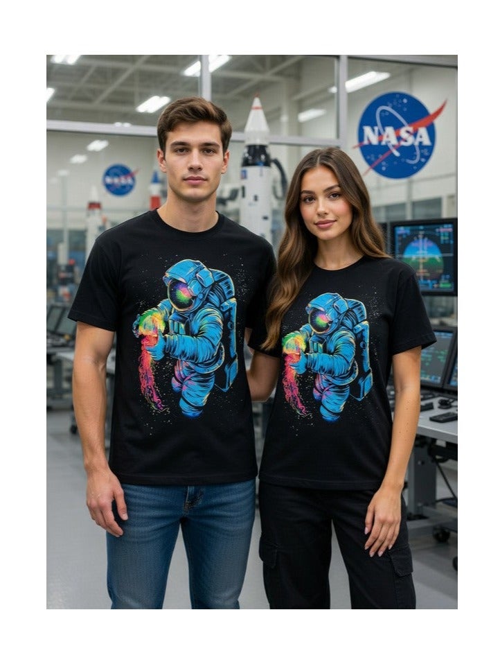 Dirty Lizard Black printed t-shirt with Street wear image 100% cotton 7 - Image 1