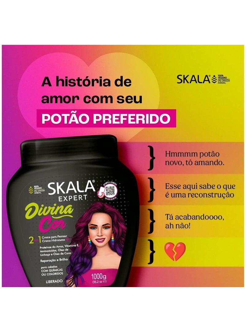 Skala Divina Core Treatment Cream for Colored Hair 1000g - Image 2