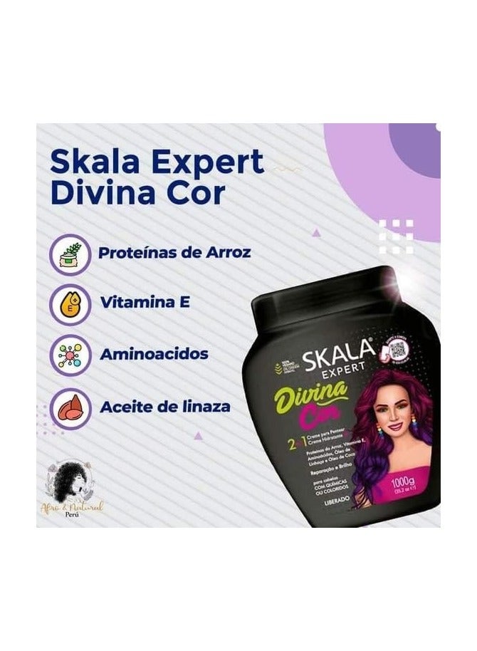 Skala Divina Core Treatment Cream for Colored Hair 1000g - Image 3