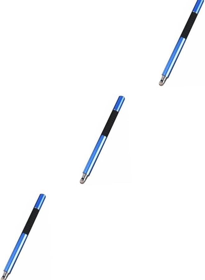 Gadpiparty 3Pcs Dark Blue Capacitive Stylus Pen Disc Fiber Tip for Drawing and Note Taking on Tablets and Phones - Image 1