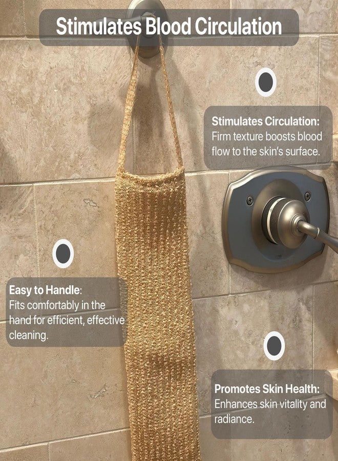 DR. SCHAVIT Belt Bath Sponge - Soft Firmness | Large 15.7" x 4.3" x 0.4" Gentle Exfoliating Sponge for Delicate Skin Care - Image 4