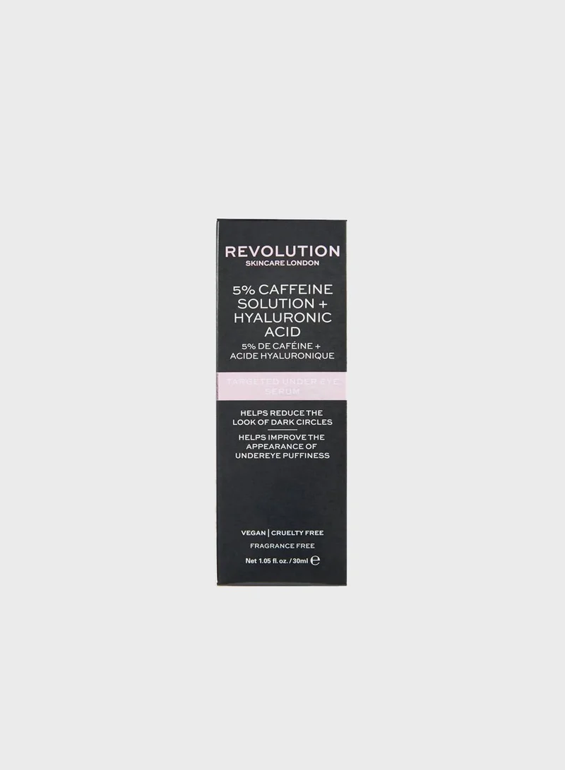 REVOLUTION Revolution Skincare Targeted Under Eye Serum - 5% Caffeine Solution + Hyaluronic Acid