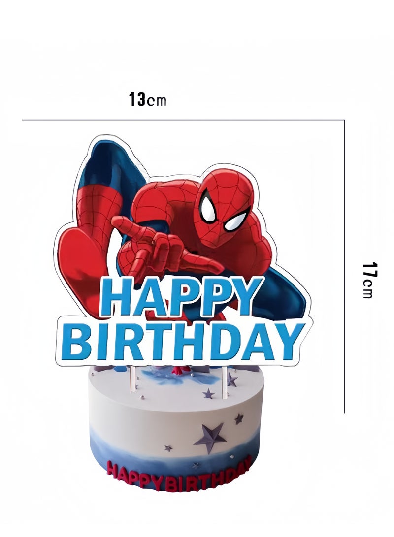 Spider Man Theme Birthday Party Balloon Decoration Set - Image 5